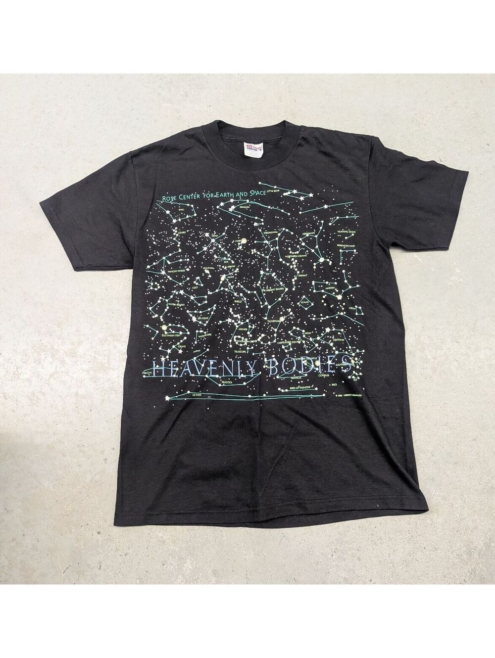 Vintage 90s Heavenly Bodies Star Constellations T-shirt